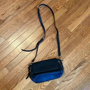 Navy blue cross body bag